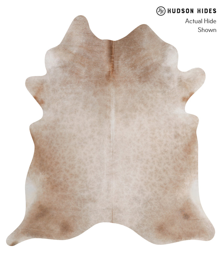 Beige X-Large Brazilian Cowhide Rug 7'3"H x 6'6"W #A3936 by Hudson Hides