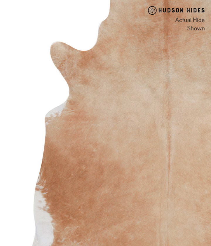 Beige X-Large Brazilian Cowhide Rug 7'2"H x 6'7"W #A4113 by Hudson Hides