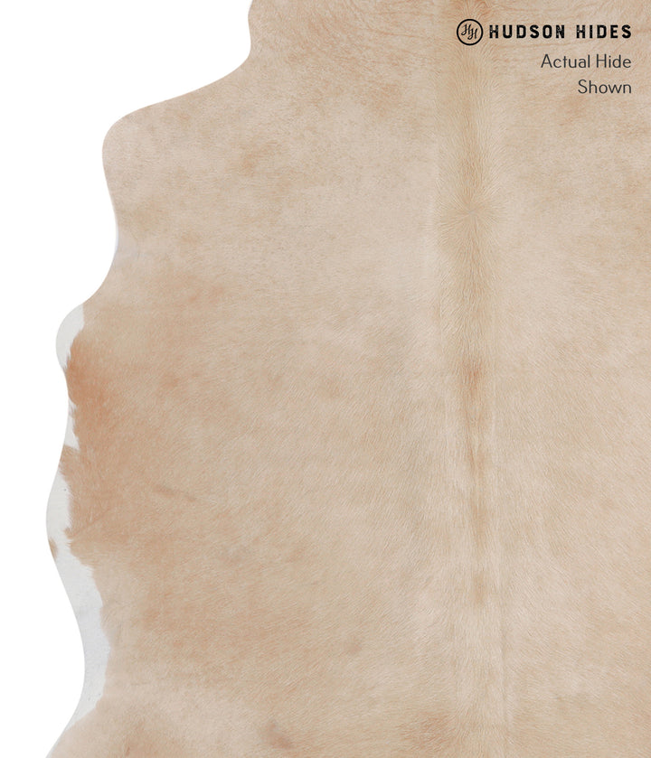 Beige XX-Large Brazilian Cowhide Rug 7'5"H x 6'10"W #A4177 by Hudson Hides