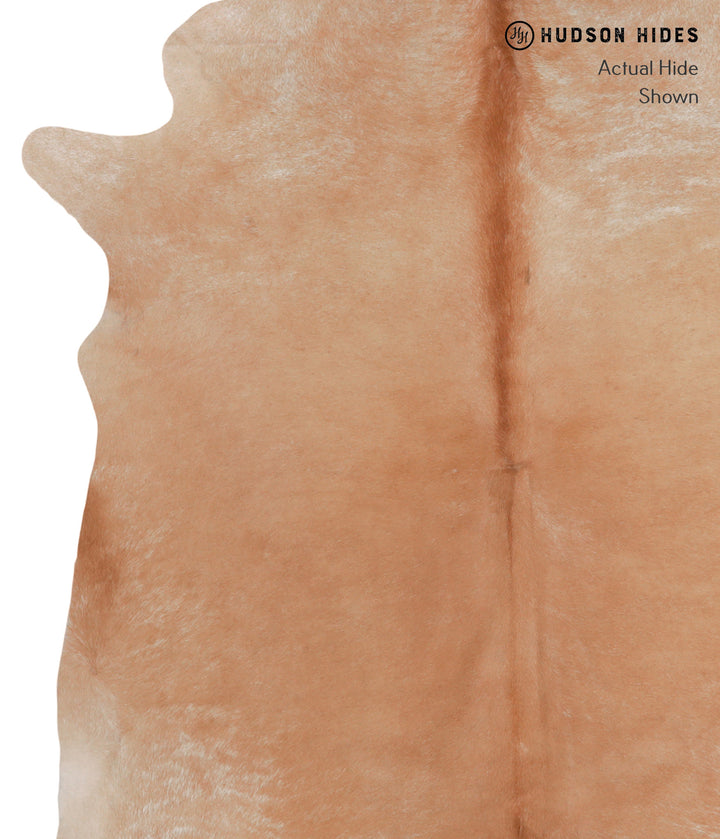 Beige X-Large Brazilian Cowhide Rug 7'2"H x 6'9"W #A4312 by Hudson Hides
