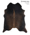 Chocolate Large Brazilian Cowhide Rug 6'4