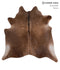 Chocolate X-Large Brazilian Cowhide Rug 6'7
