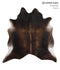 Chocolate X-Large Brazilian Cowhide Rug 6'6