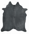 Charcoal Dyed X-Large Brazilian Cowhide Rug 6'0H x 7'5 W #1001CHAR by Hudson Hides