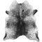Salt & Pepper Black Brazilian Cowhide Rug
