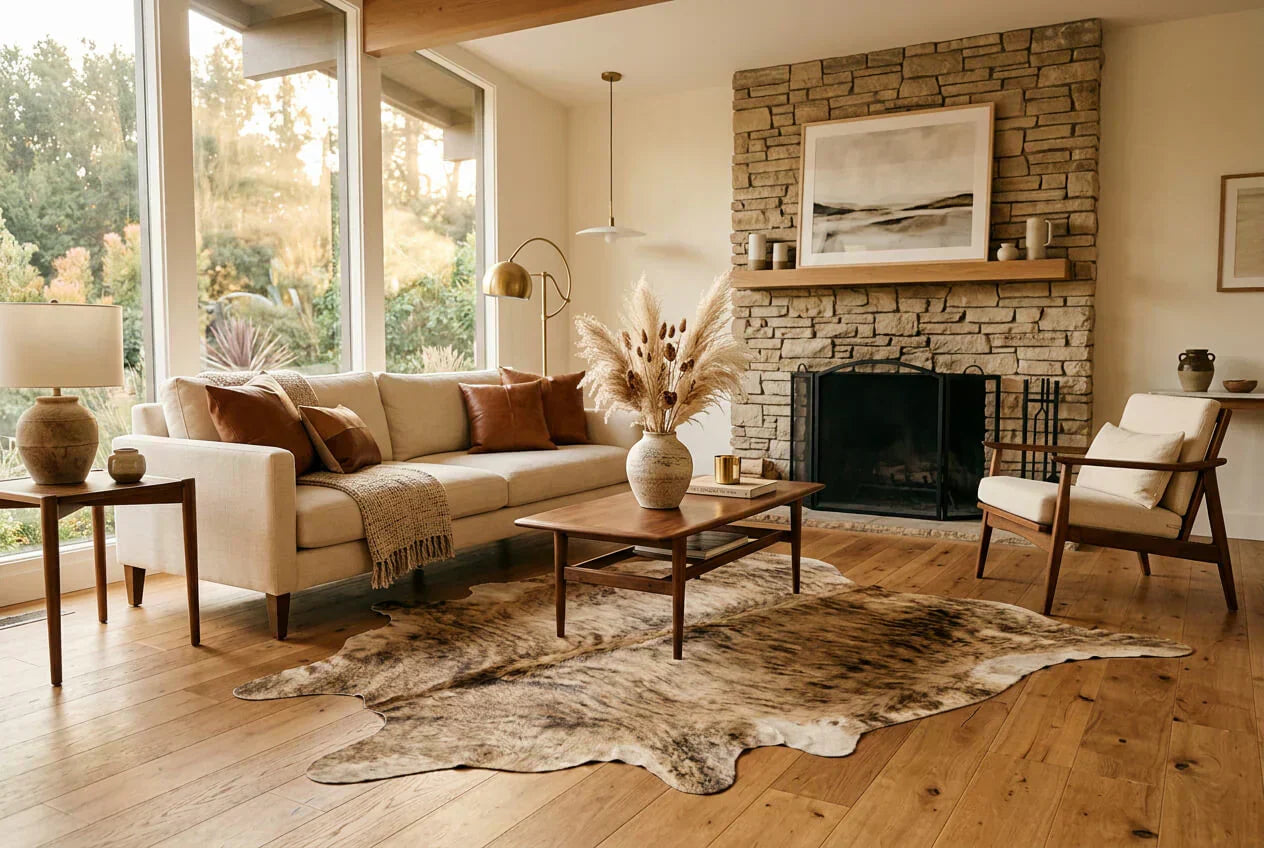 10 Ways Interior Designers Use Cowhide Rugs
