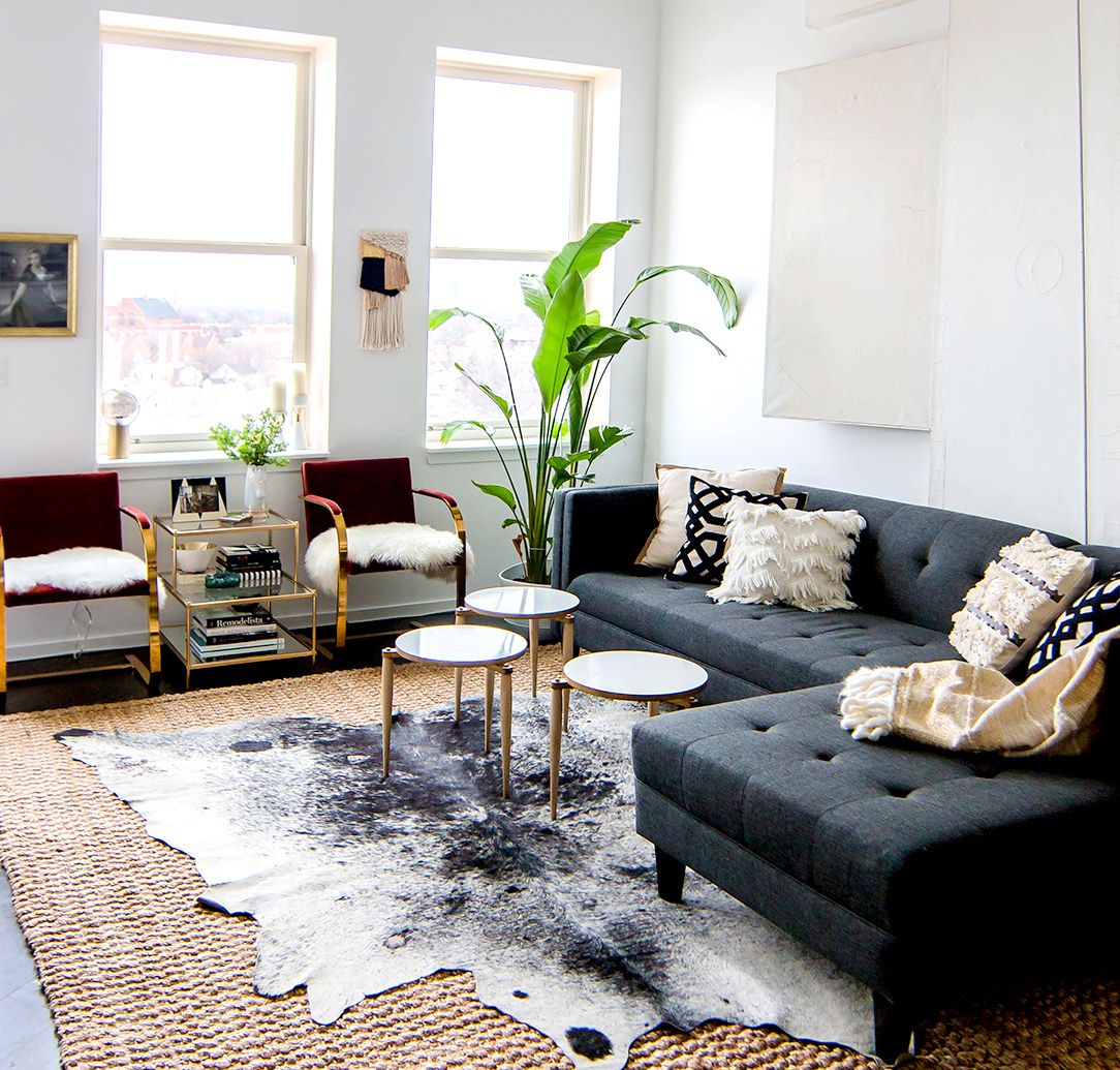 Cowhide Rug Placement Guide
