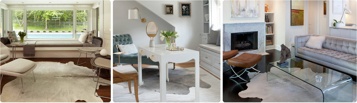 Grey Cowhide Rugs
