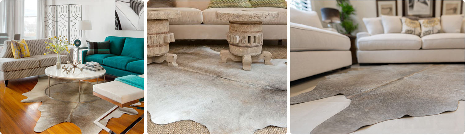 Timeless Grey Cowhide Rugs