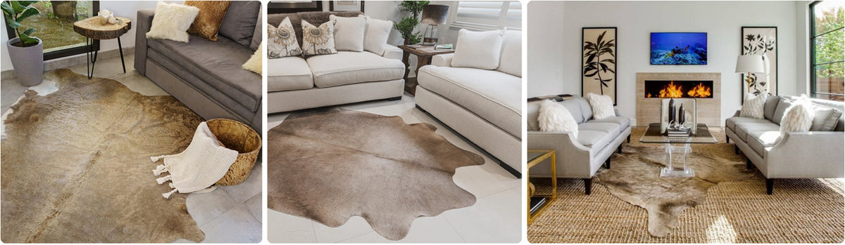 Taupe Cowhide Rugs