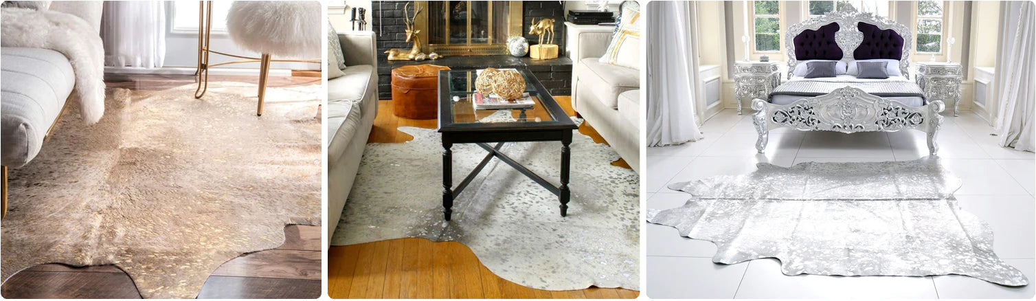 Metallic Cowhide Rugs – Cowhides Direct