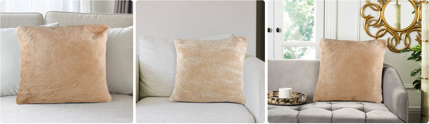 Palomino Cowhide Pillows