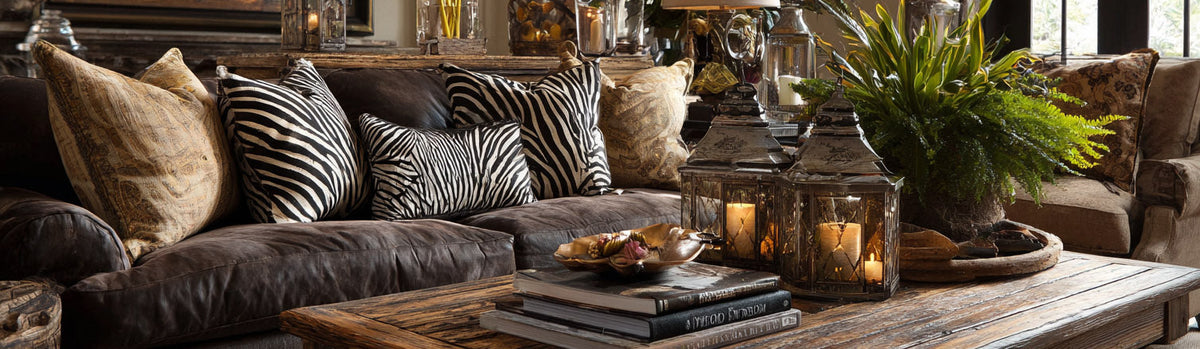 Zebra Cowhide Pillows