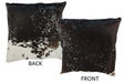 Chocolate and White Cowhide Pillow 20x20 #10046 by Hudson Hides