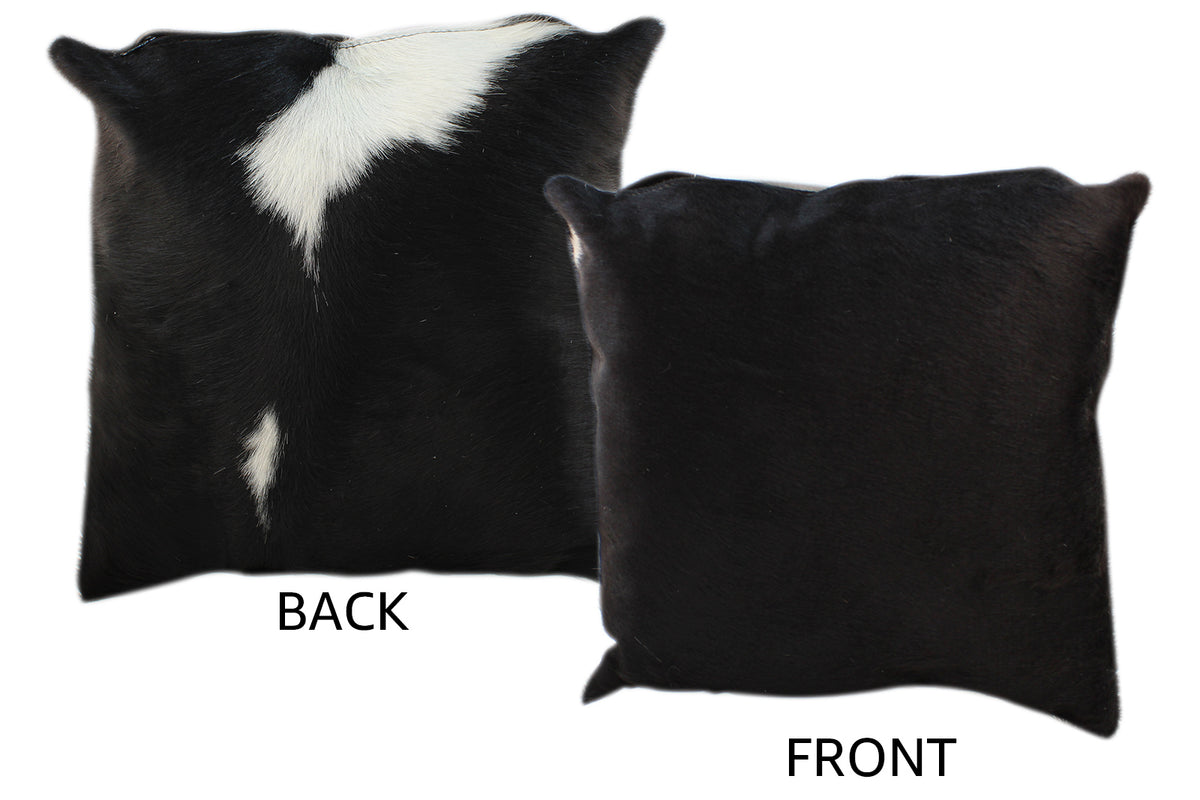 Black and White Cowhide Pillow #10738