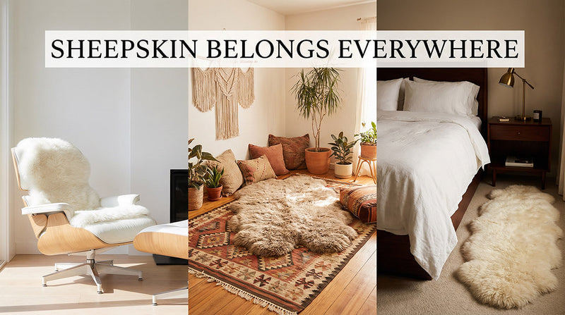 10 Ways Interior Designers Use Sheepskin Rugs