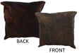 Dark Brindle Cowhide Pillow 16x16 #11200 by Hudson Hides