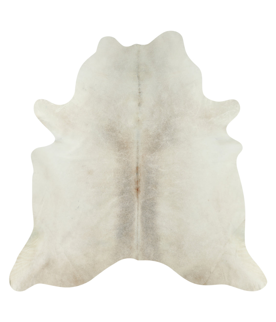 Grey with Beige XX-Large Brazilian Cowhide Rug 7'8"H x 7'5"W #12354 by