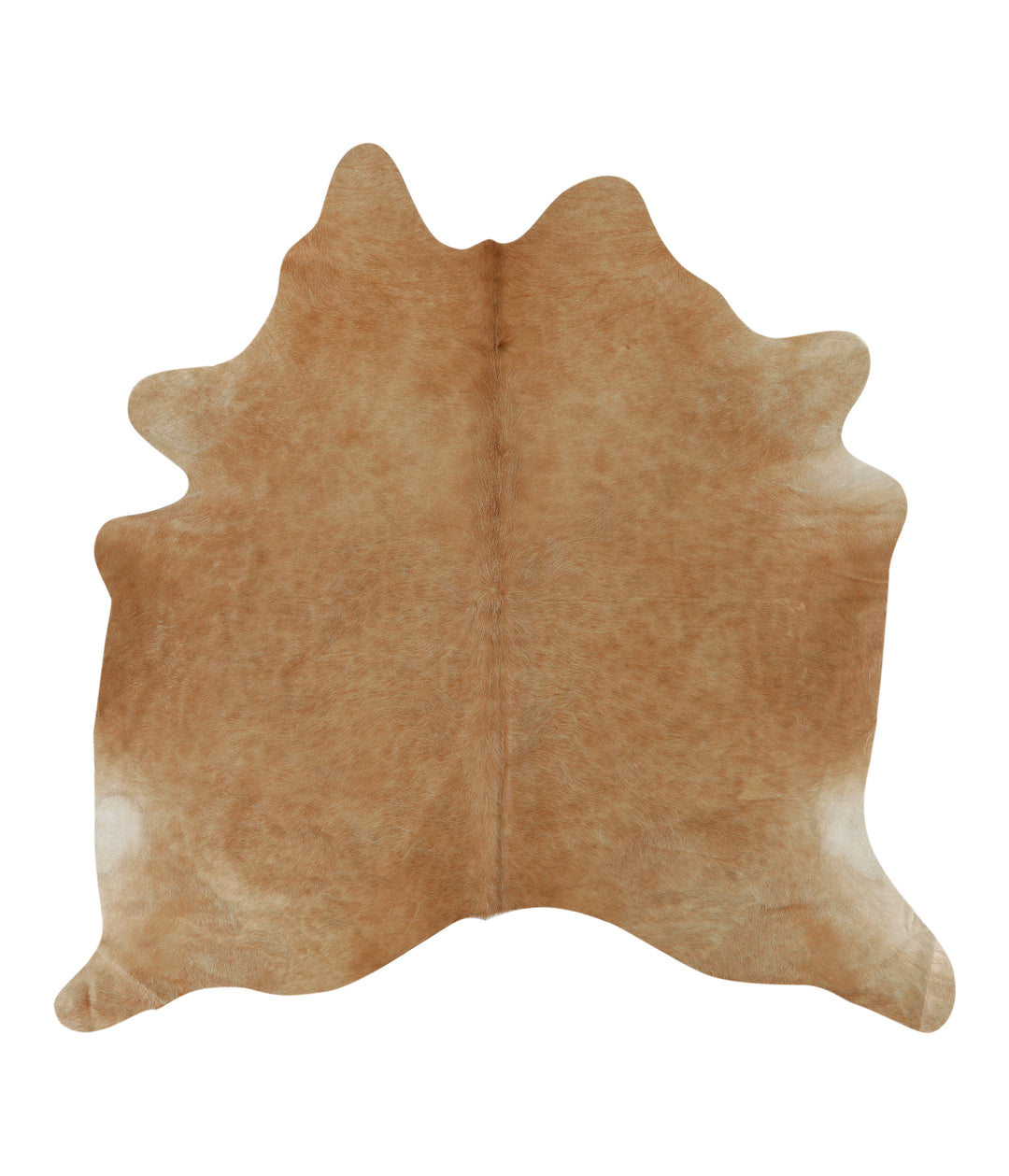 Solid Brown X-Large Brazilian Cowhide Rug 6'7"H x 6'8"W #12602 by Huds