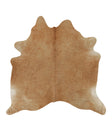 Solid Brown X-Large Brazilian Cowhide Rug 6'7"H x 6'8"W #12602 by Hudson Hides