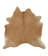 Solid Brown X-Large Brazilian Cowhide Rug 6'7"H x 6'8"W #12602 by Hudson Hides