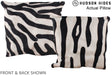 Zebra 16"x16" Brazilian Cowhide Pillow #A13396 by Hudson Hides