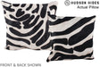 Zebra 16"x16" Brazilian Cowhide Pillow #A13400 by Hudson Hides