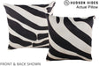 Zebra 16"x16" Brazilian Cowhide Pillow #A13414 by Hudson Hides