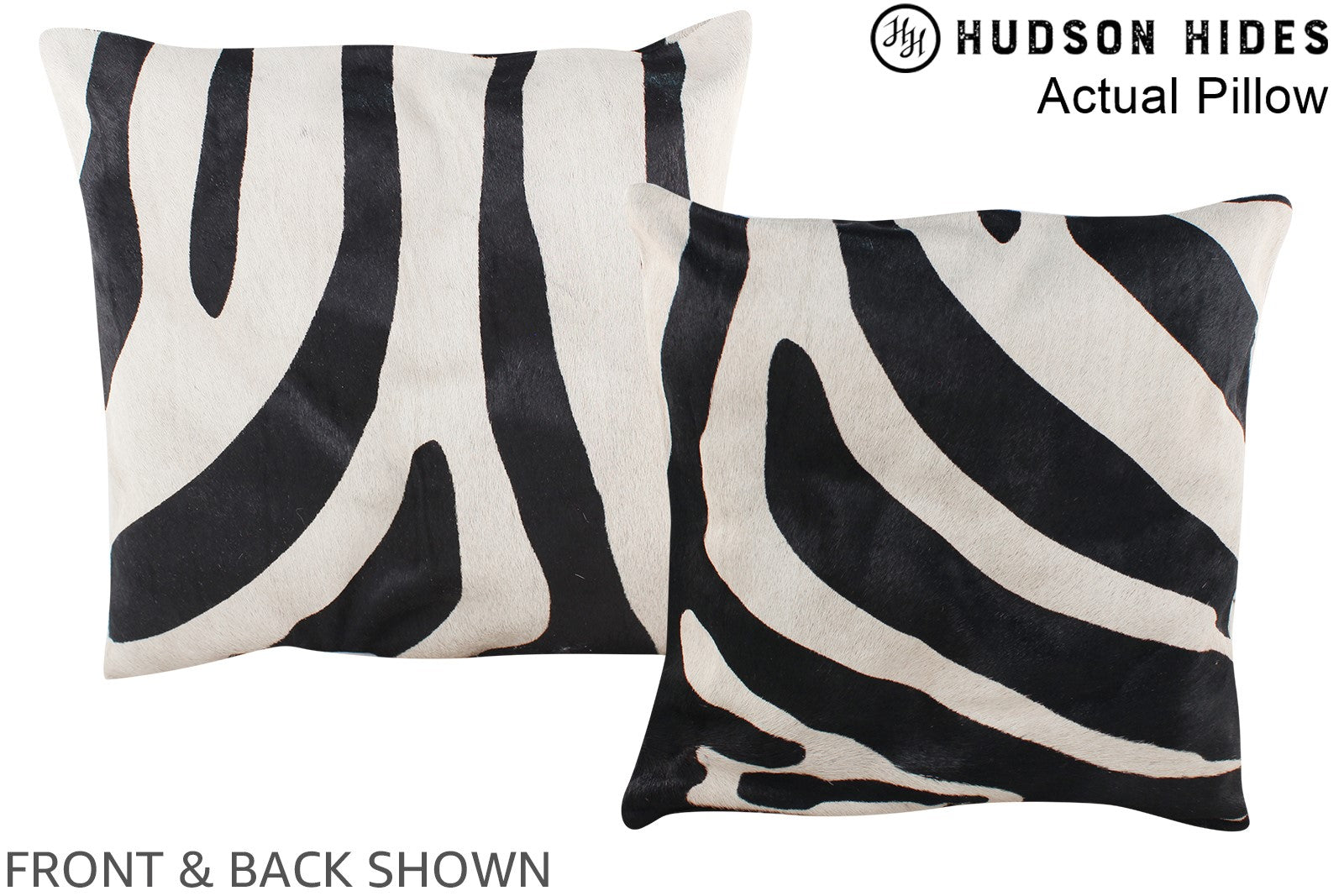 Zebra Cowhide Pillow #A13415