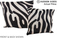 Zebra 16"x16" Brazilian Cowhide Pillow #A13419 by Hudson Hides