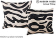 Zebra 16"x16" Brazilian Cowhide Pillow #A13421 by Hudson Hides