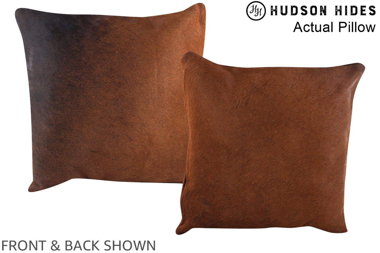 Chocolate Cowhide Pillow #A13438