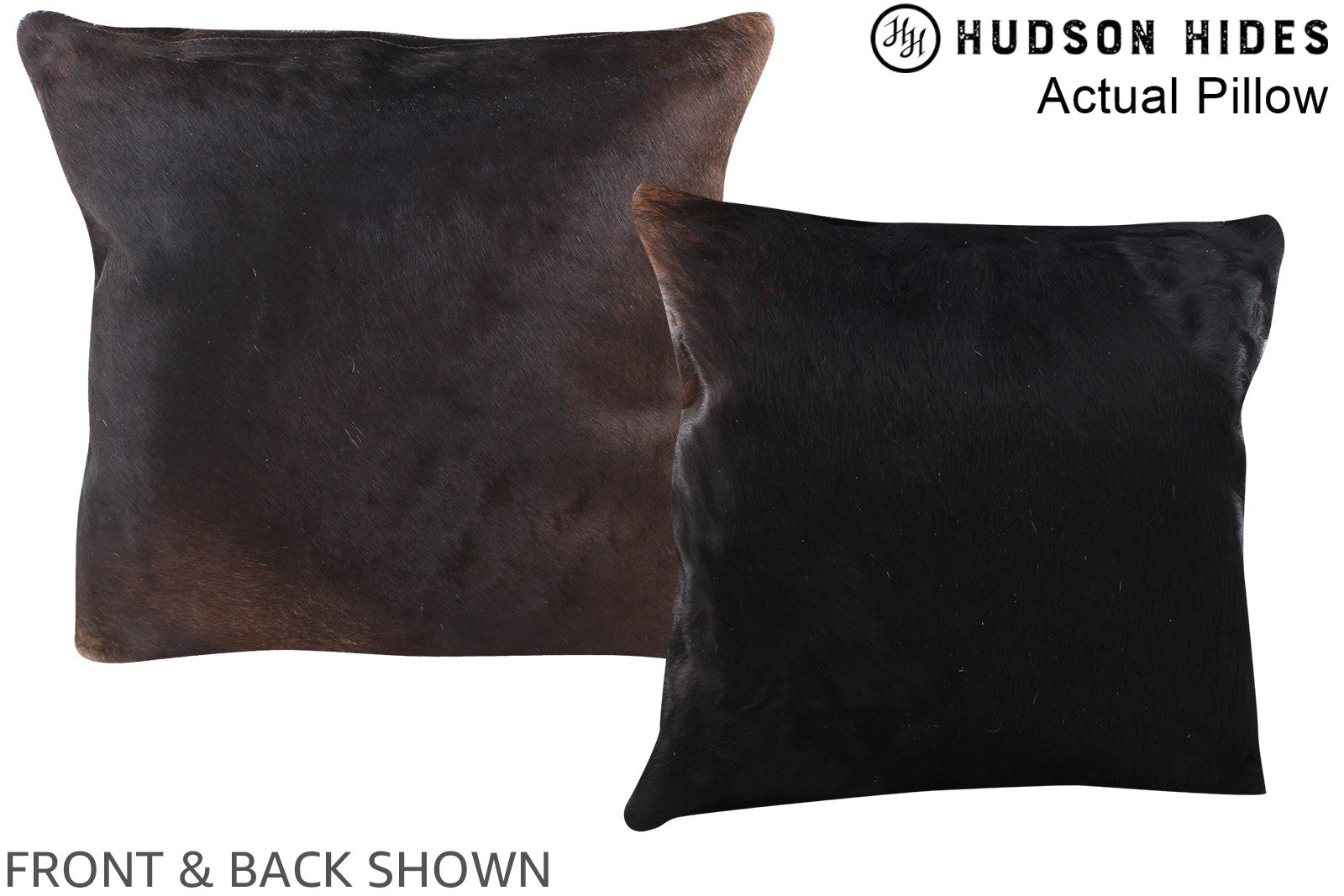 Chocolate Cowhide Pillow #A13461