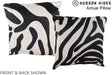 Zebra 16"x16" Brazilian Cowhide Pillow #A13482 by Hudson Hides