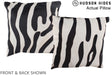 Zebra 16"x16" Brazilian Cowhide Pillow #A13484 by Hudson Hides