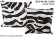Zebra 16"x16" Brazilian Cowhide Pillow #A13513 by Hudson Hides