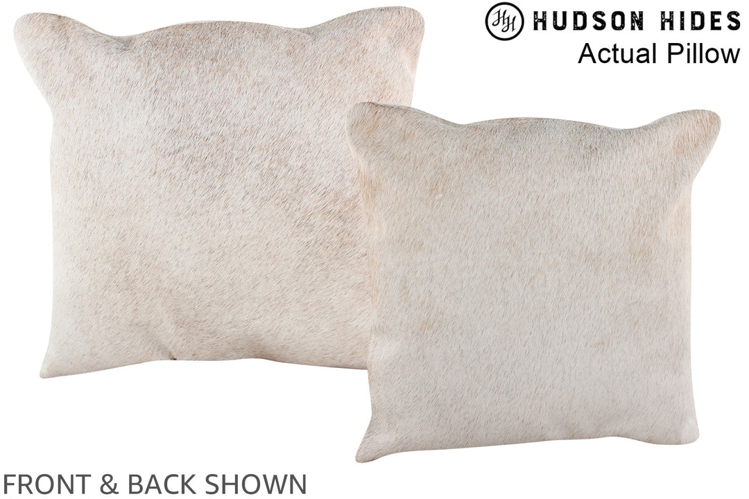 Grey 16"x16" Brazilian Cowhide Pillow #A13525 by Hudson Hides