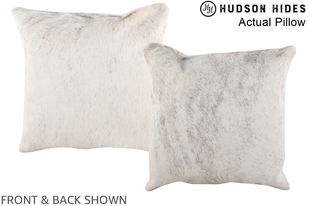 Grey 16"x16" Brazilian Cowhide Pillow #A13530 by Hudson Hides