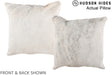 Grey 16"x16" Brazilian Cowhide Pillow #A13530 by Hudson Hides