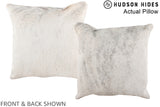 Grey 16"x16" Brazilian Cowhide Pillow #A13530 by Hudson Hides