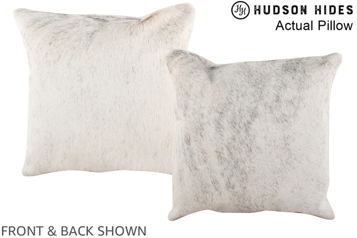 Grey 16"x16" Brazilian Cowhide Pillow #A13530 by Hudson Hides