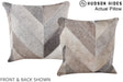 Patchwork 16"x16" Brazilian Cowhide Pillow #A13576 by Hudson Hides