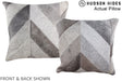 Patchwork 16"x16" Brazilian Cowhide Pillow #A13578 by Hudson Hides