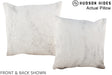 Grey 16"x16" Brazilian Cowhide Pillow #A13580 by Hudson Hides