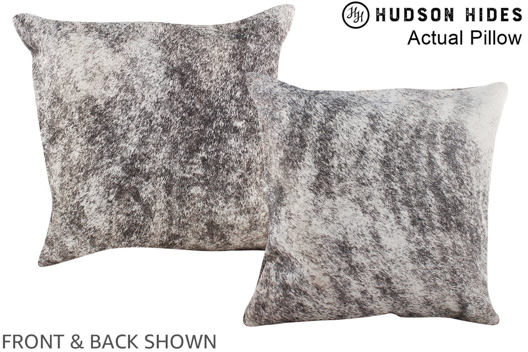 Grey 16"x16" Brazilian Cowhide Pillow #A13617 by Hudson Hides