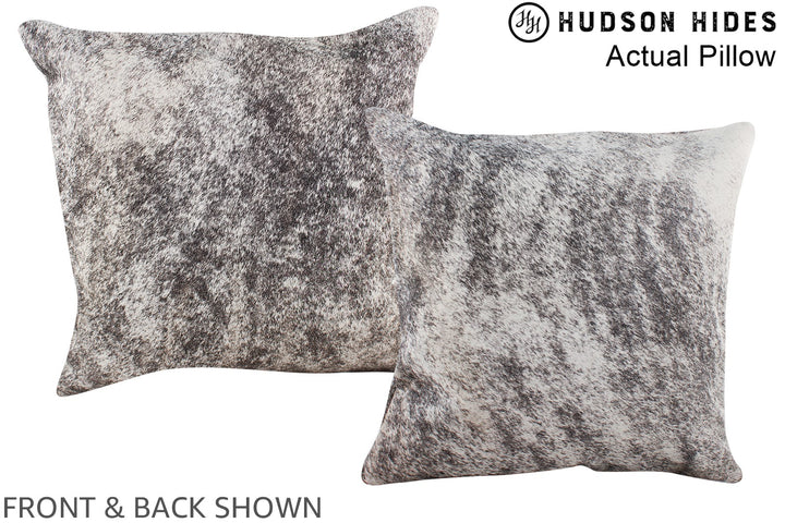 Grey 16"x16" Brazilian Cowhide Pillow #A13617 by Hudson Hides