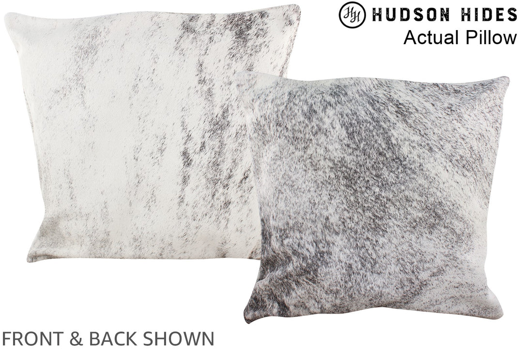 Grey 16"x16" Brazilian Cowhide Pillow #A13618 by Hudson Hides