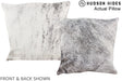 Grey 16"x16" Brazilian Cowhide Pillow #A13618 by Hudson Hides