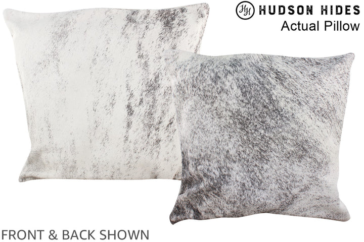Grey 16"x16" Brazilian Cowhide Pillow #A13618 by Hudson Hides