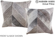 Patchwork 16"x16" Brazilian Cowhide Pillow #A13650 by Hudson Hides